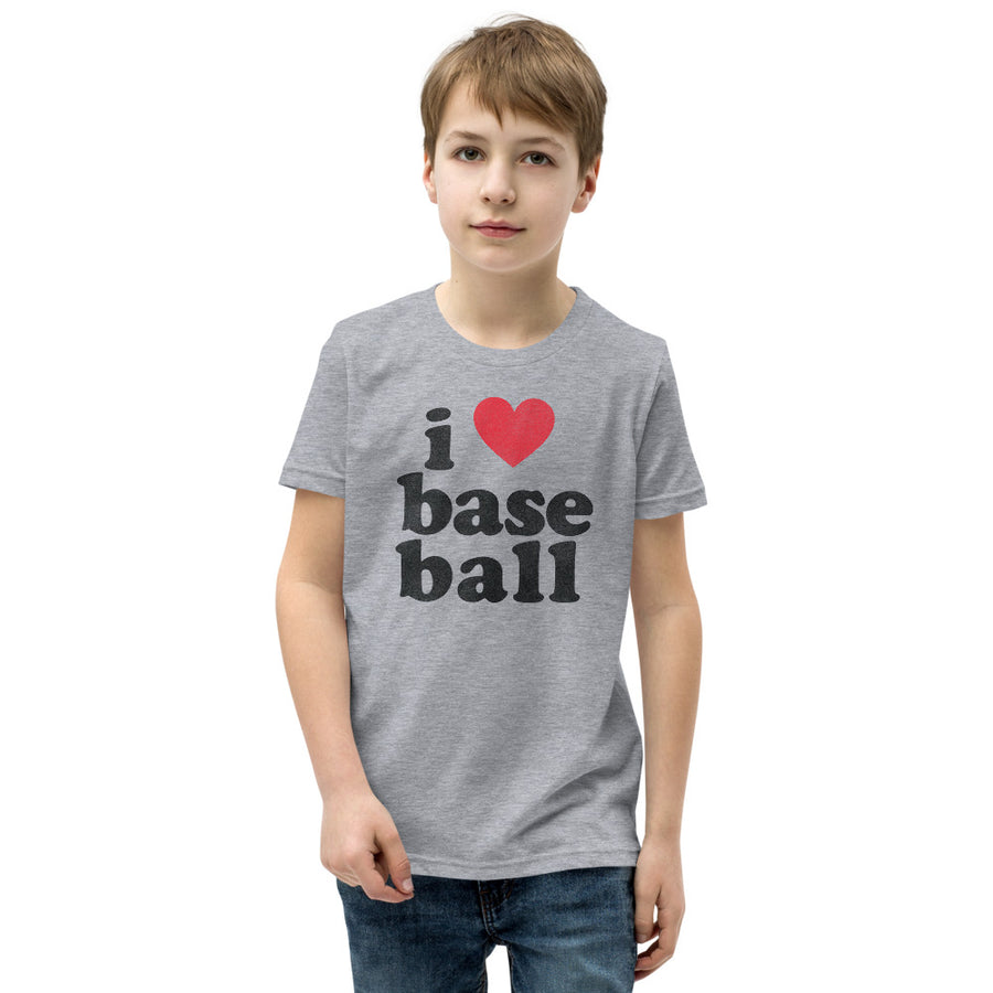 I love baseball kids t-shirt